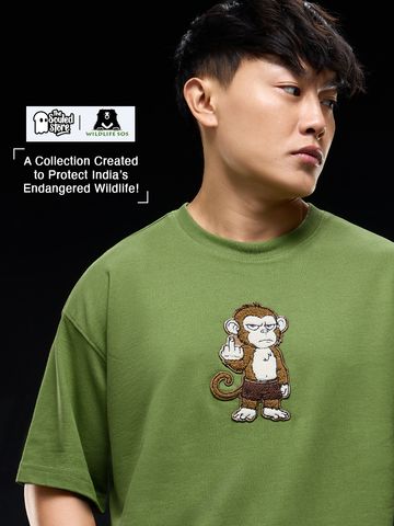 Buy TSS Originals: Monkey Men Oversized T-Shirts Online OS23