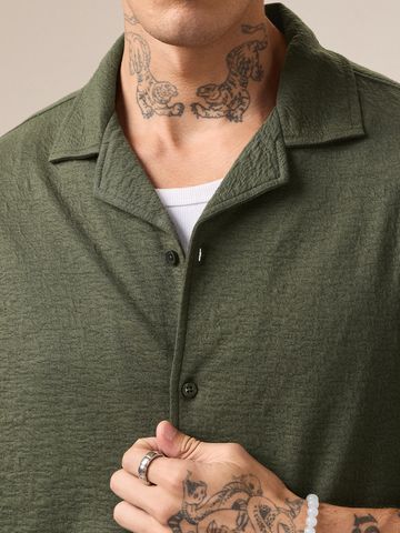 Buy Oversized Shirt: Thyme Men Oversize Shirt Online C76