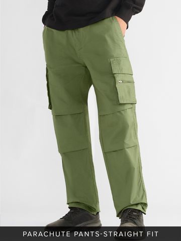 Buy Parachute Pants: Combat Moss For Men Online F56