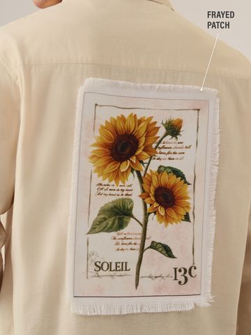 Buy Cotton-Linen Shirt: Sunflower Men Cotton Linen Shirts Online C76