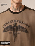 Buy Harry Potter: Hogwarts School Men Oversized T-Shirts Online OS23