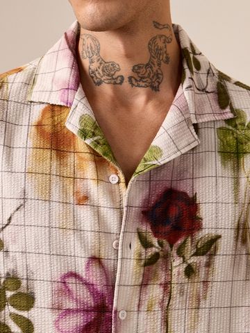 Buy Oversized Shirt: Floral Men Oversized Shirts Online C76