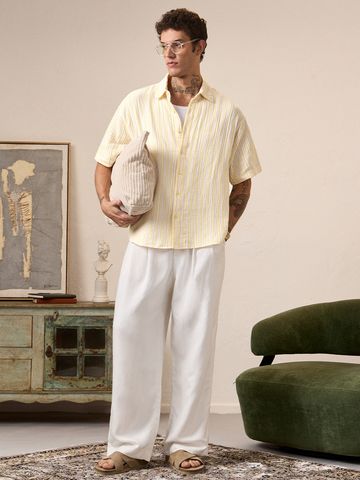 Buy Oversized Shirt: Summer Men Oversized Shirts Online C76