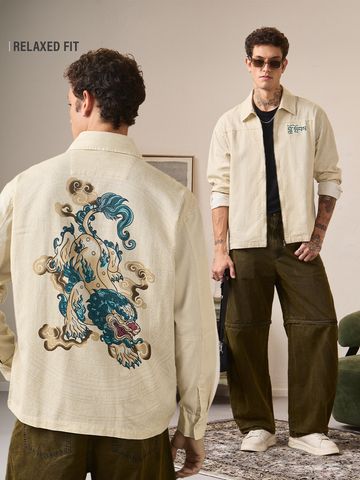 Buy Tibetan Tales: Zigsa Men Shackets Online C76