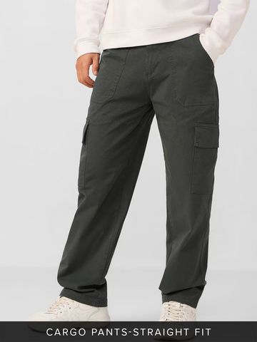 Buy Cargo Pants: Storm Black Men Cargo Pants Online F56