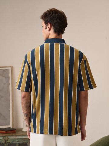 Buy Oversized Polo: Coastal Vibe Men Oversized Polo Online P09