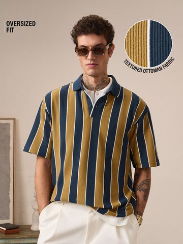 Buy Oversized Polo: Coastal Vibe Men Oversized Polo Online P09