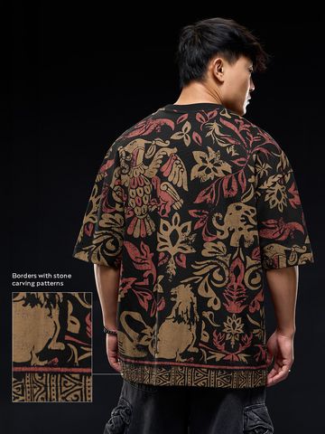 Buy Nomad: Elephant T-Shirt Super Oversized T-shirts Online OS23