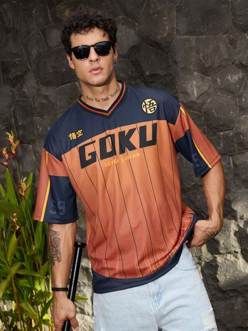 Buy Dragon Ball Z: Goku Men Oversized Jersey Online OS23