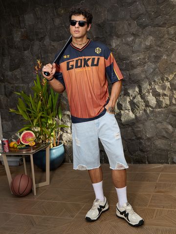Buy Dragon Ball Z: Goku Men Oversized Jersey Online OS23