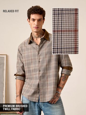 Buy Oversized Shirt: Edge Men Oversized Shirt Online C76