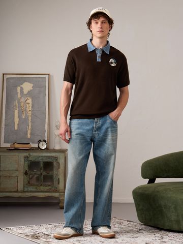 Buy Popeye: The Sailor Men Oversized Polos Online P09