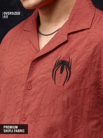 Buy Spider-Man: Webbed Wonder Men Oversized Shirts Online C76