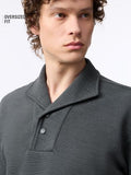 Buy Oversized Polo: Chambray Men Oversized Polo Online P09