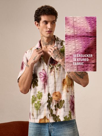 Buy Oversized Shirt: Floral Men Oversized Shirts Online C76