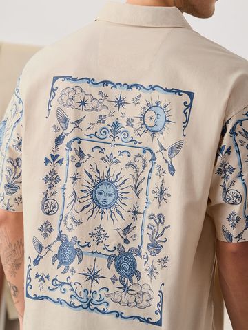 Buy Oversized Shirt: Nature's Tattoo Men Online C76