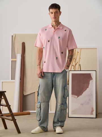 Buy Oversized Polo: State Of Mind Men Oversized Polos Online P09