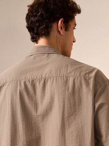 Buy Textured Shirt: Desert Men Oversized Shirts Online C76