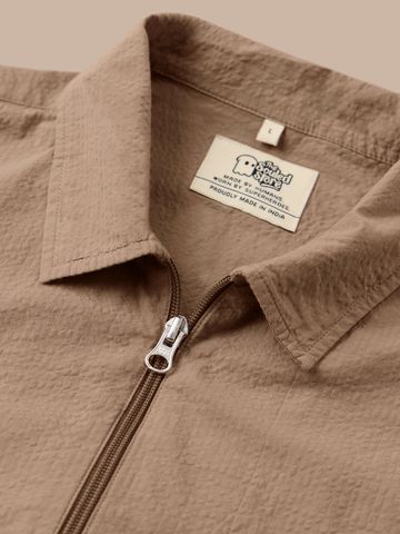 Buy Textured Shirt: Desert Men Oversized Shirts Online C76