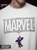 Buy Spider-Man: Hanging Around Men Oversized T-Shirts Online OS23