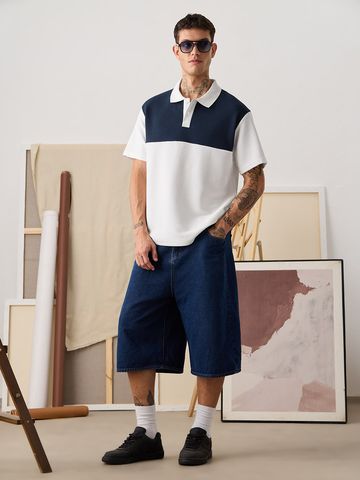 Buy Oversized Polo: Marine Corps Men Oversized Polo Online P09