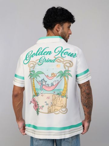 Buy Tom & Jerry: Beach Men Holiday Shirts Online C76