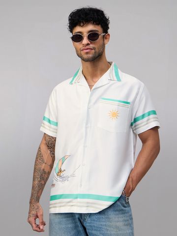Buy Tom & Jerry: Beach Men Holiday Shirts Online C76