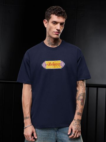 Buy Tibetan Tales: Explorer Thangka Men Super Oversized T-Shirt Online OS23