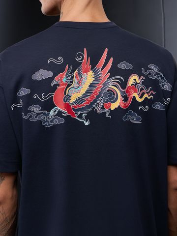Buy Tibetan Tales: Explorer Thangka Men Super Oversized T-Shirt Online OS23
