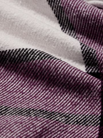 Buy Plum Checked Men Shacket Online C76
