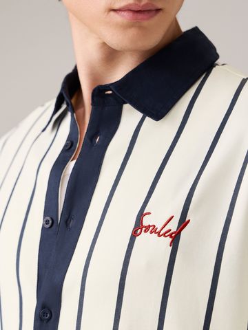 Buy Baseball Shirt: pinstripe Club Men Baseball Shirt Online C76