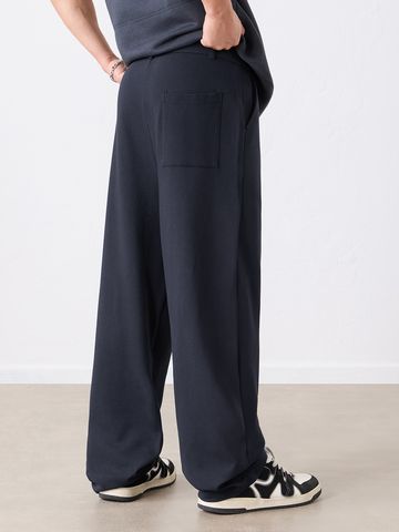 Buy Easy-Knit Pants: Airy Blue Men Pants Online F56