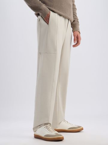 Buy Straight-Fit Pants: Almond White Men Pants Online F56