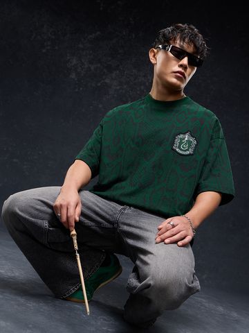 Buy Harry Potter: Serpent Men Oversized T-Shirts Online OS23