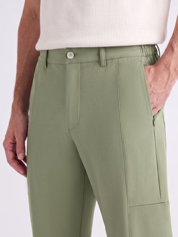 Buy Straight-Fit Pants: Sage Green Men Pants Online F56