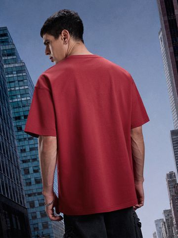 Buy Spider-Man: Spider Logo Men Oversized T-Shirts Online OS23