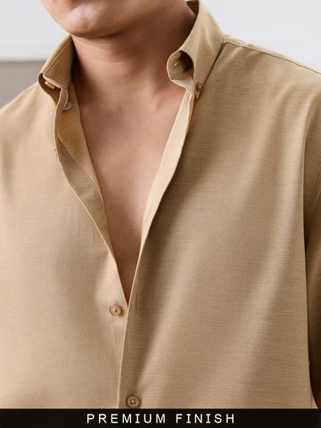 Buy Tencel Shirt: Sandstone Men Shirts Online C76