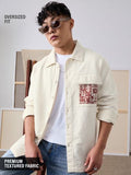 Buy Oversized Shacket: Neutral Men Shackets Online C76