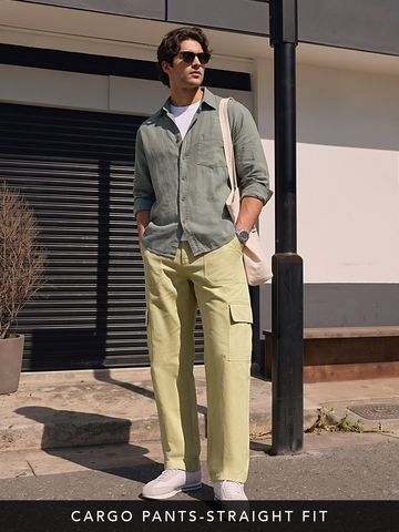 Buy Cargo Pants: Desert Dune Men Cargo Pants Online F56