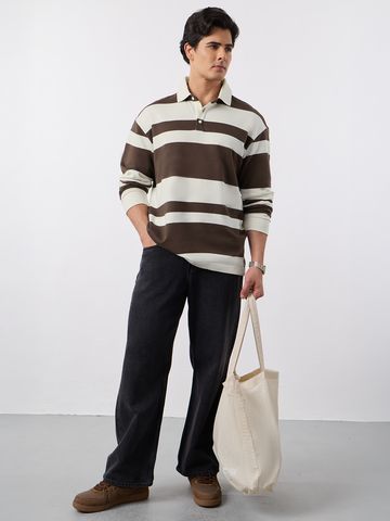 Buy Rugby Polo: Mocha Men Rugby Polo Online P09