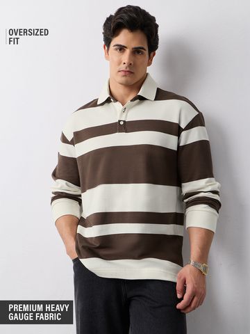 Buy Rugby Polo: Mocha Men Rugby Polo Online P09