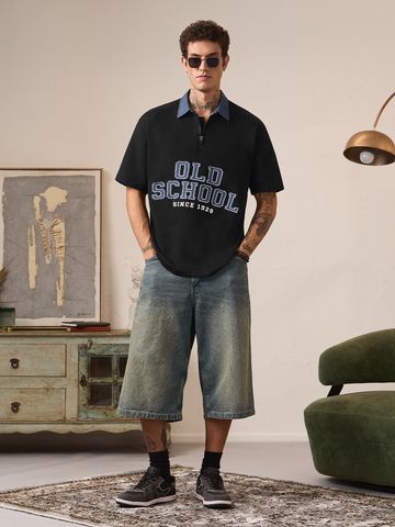 Buy Disney: Old School Men Oveersized Polo Online P09