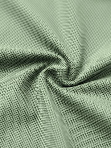 Buy Soilds: Sage Green Men Textured Polos Online P09