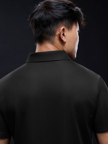 Buy Soilds: Blackboard Men Textured Polos Online P09