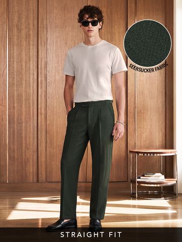 Buy Textured Gurkha Pants: Olive Men Pants Online F56
