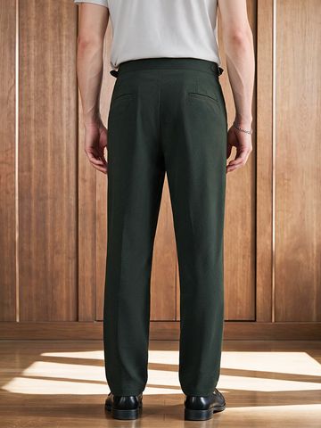 Buy Textured Gurkha Pants: Olive Men Pants Online F56
