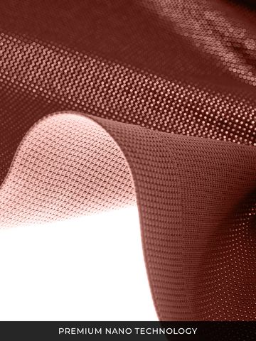 Buy Solids: Warm Mahogany Men Textured Polos Online P09