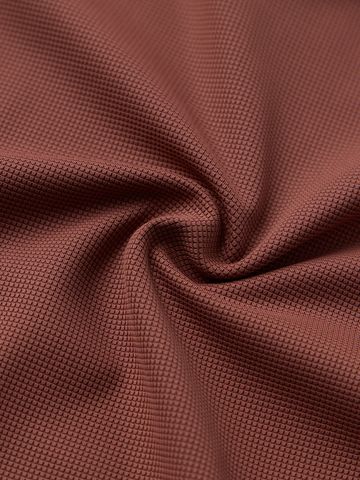 Buy Solids: Warm Mahogany Men Textured Polos Online P09