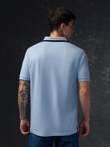 Buy TSS Originals: Sky Blue Men Polos Online P09