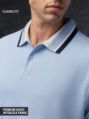 Buy TSS Originals: Sky Blue Men Polos Online P09
